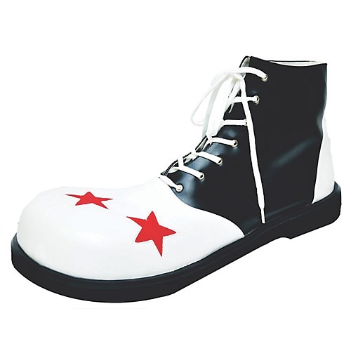Featured Image for Adult Clown Shoe with Star – Black & White