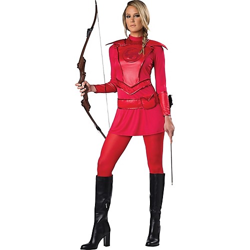 Featured Image for Women’s Red Warrior Huntress Costume