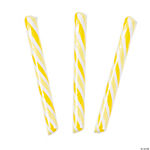 Yellow Hard Candy Sticks - 80 Pc.