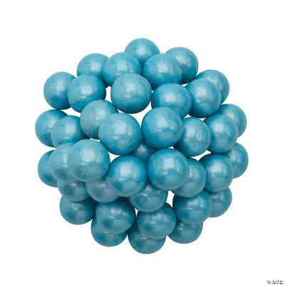 Large Shimmer Light Blue Gumballs - 97 Pc.