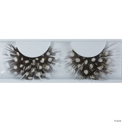 Featured Image for Eyelash Feather Dot Black/White