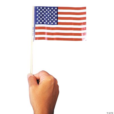 Featured Image for 4″ Plastic USA Flag – Pack of 72