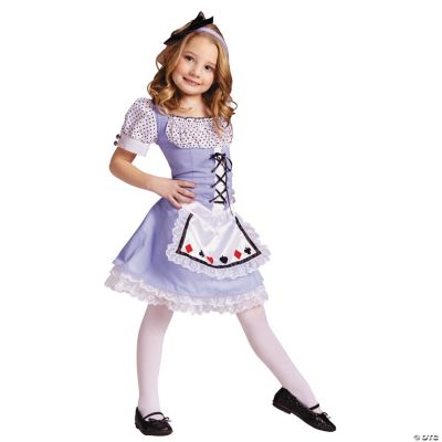 Girl’s Alice in Wonderland™ Alice Costume - Small | Oriental Trading