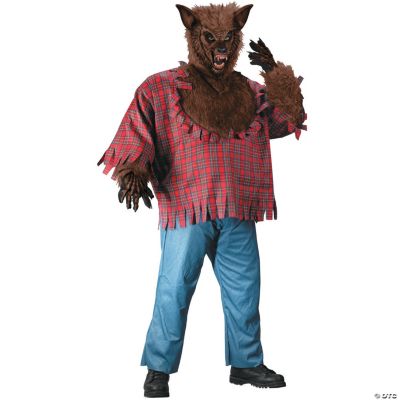 Men's Brown Werewolf Costume - Plus Size | Oriental Trading