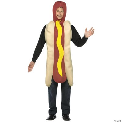 Men's Hot Dog Costume Oriental Trading