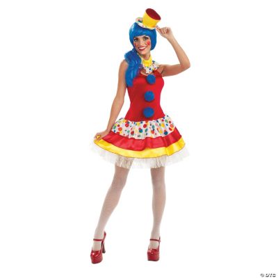 Women S Giggles Clown Costume Oriental Trading