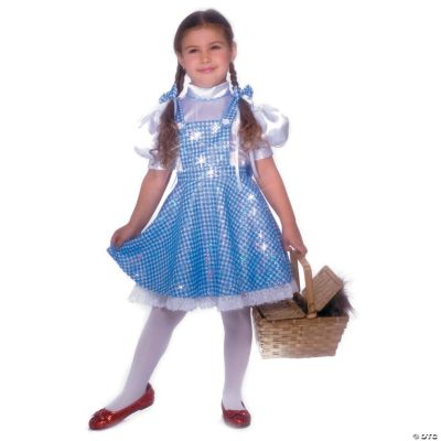 Wizard Of Oz Dorothy Deluxe Girl's Costume - Oriental Trading