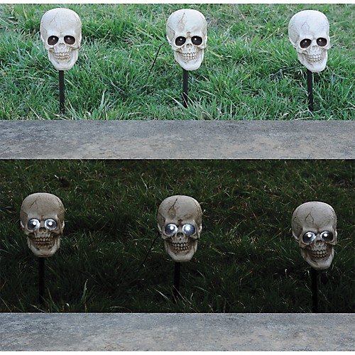 Featured Image for Skull Lighted Pathway Markers