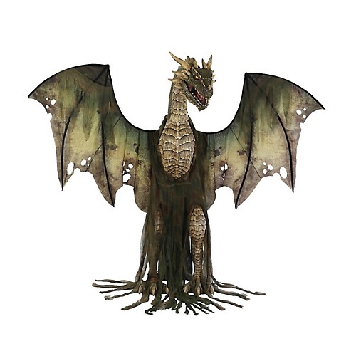 Featured Image for Animated 7 Ft Dark Forest Dragon