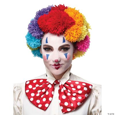 Featured Image for Pom Clown Rainbow Wig