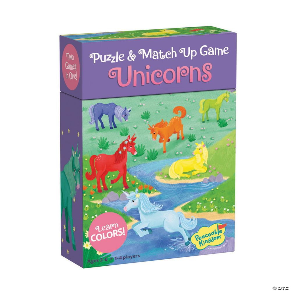Match Ups Puzzle Game: Unicorns From MindWare