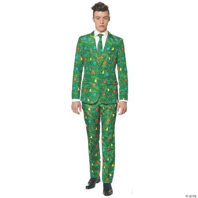 Featured Image for Men’s Christmas Tree Green Suit