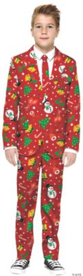 Featured Image for Boy’s Red Icon Christmas Suit