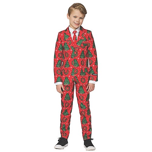 Featured Image for Boy’s Red Christmas Suit