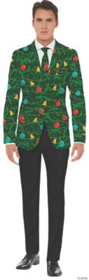 Featured Image for Men’s Green Christmas Jacket & Tie