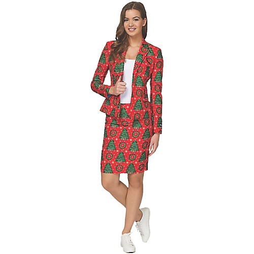 Featured Image for Women’s Red Christmas Tree Suit