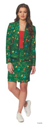 Featured Image for Women’s Green Christmas Tree Suit