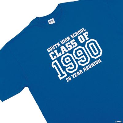 Personalized “Class Of” Blue T-Shirt