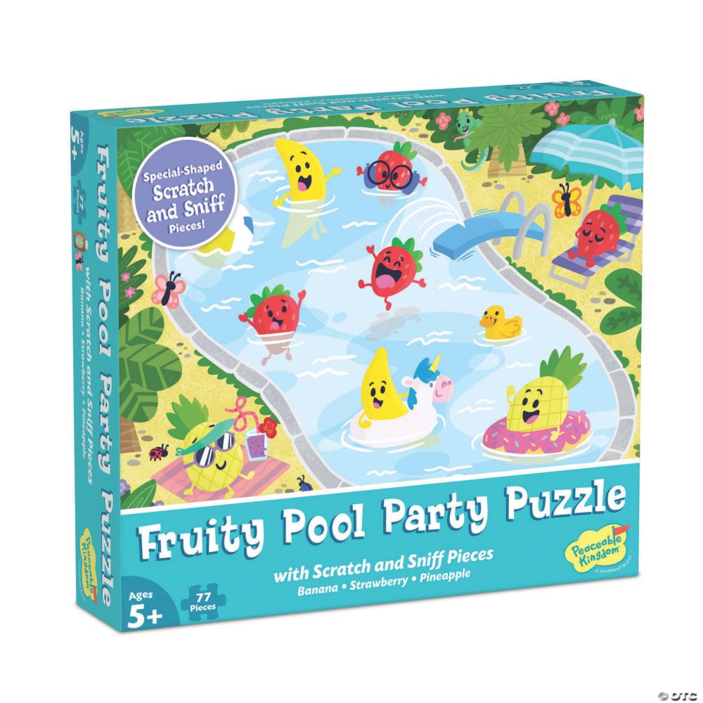 Scratch and Sniff Puzzle: Fruity Pool Party From MindWare