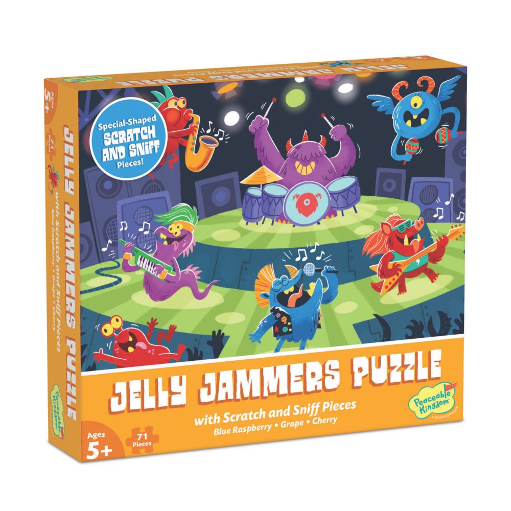 Scratch and Sniff Puzzle: Jelly Jammers From MindWare