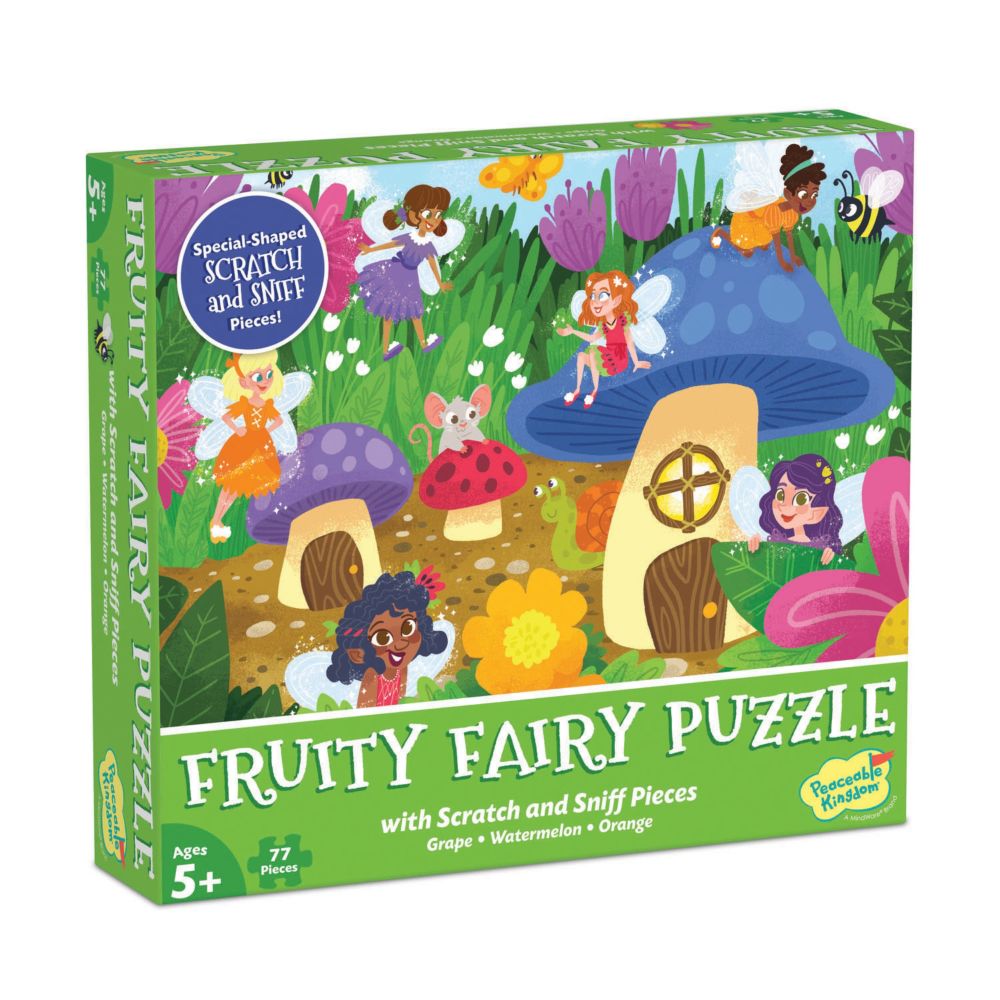 Scratch and Sniff Puzzle: Fruity Fairy From MindWare