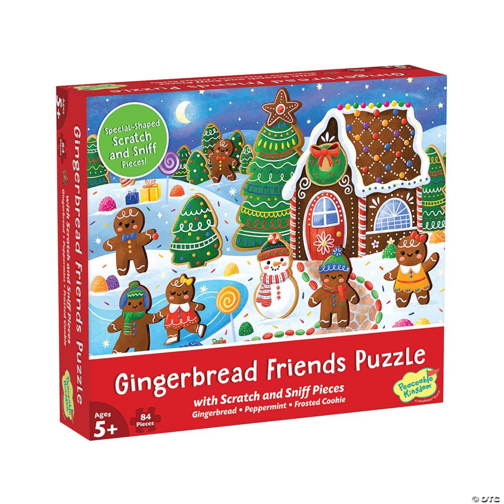 Gingerbread Friends Scratch and Sniff Puzzle From MindWare