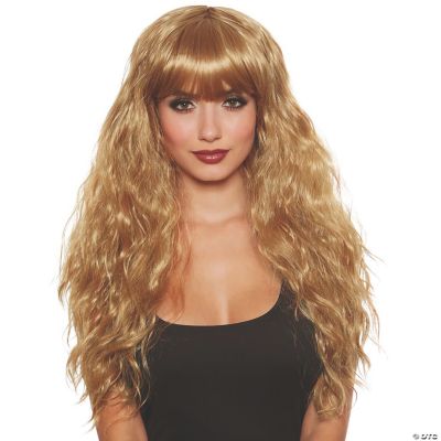 Featured Image for Long Relaxed Beach Wave Wig With Bangs – Adult