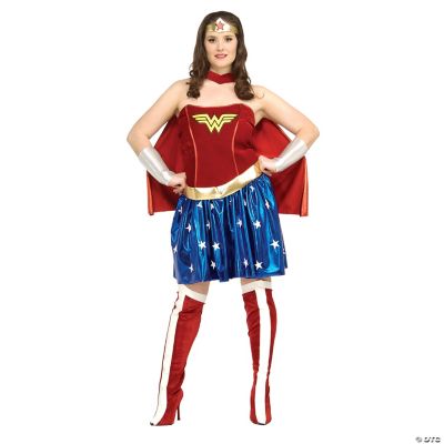 propel lanthan Socialisme Plus Size Wonder Woman Costume | Oriental Trading