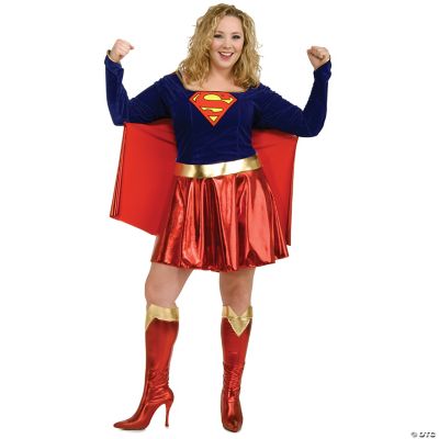 Featured Image for Women’s Plus Size Deluxe Supergirl Costume