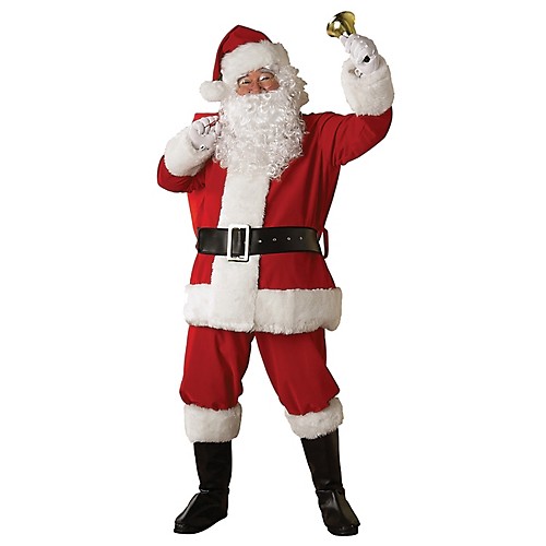 Featured Image for Men’s Regal Plush Santa Suit with Faux Fur Trim