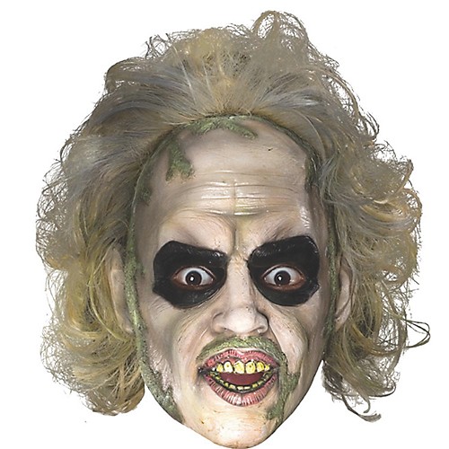 Featured Image for Beetlejuice 3/4 Vinyl Mask With Hair