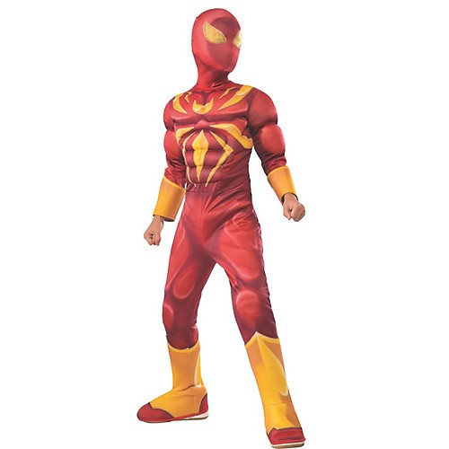 Featured Image for Boy’s Deluxe Muscle Chest Iron Spider Costume