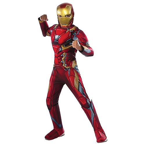 Featured Image for Boy’s Deluxe Muscle Iron Man Costume