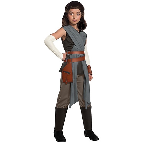 Featured Image for Girl’s Deluxe Rey The Last Jedi Costume – Star Wars VIII