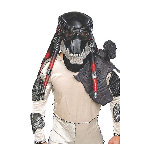 Featured Image for Deluxe Black Predator Overhead Latex Mask – Alien vs. Predator