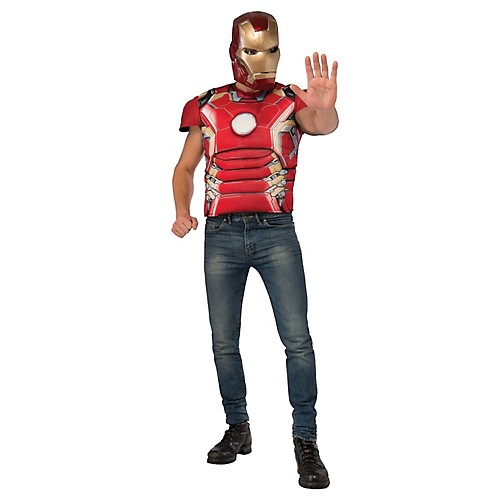 Featured Image for Iron Man Mark 43 T-Shirt & Mask