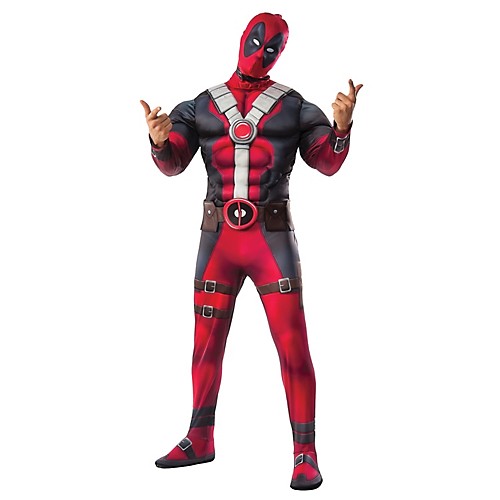 Featured Image for Men’s Deluxe Muscle Chest Deadpool Costume