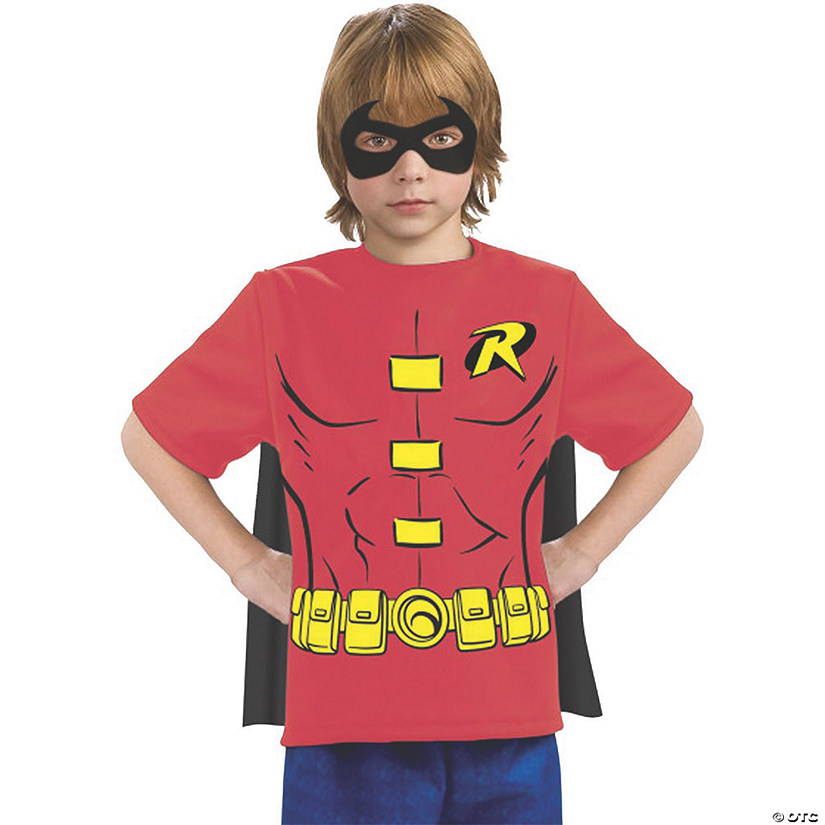 Child Boys Robin Batman Side Kick Costume Small 4-6 