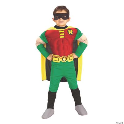 Featured Image for Boy’s Deluxe Muscle Robin Costume – Teen Titans
