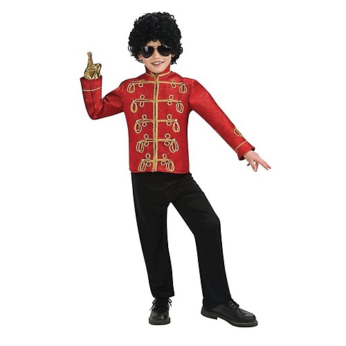 Featured Image for Boy’s Deluxe Red Military Michael Jackson Jacket