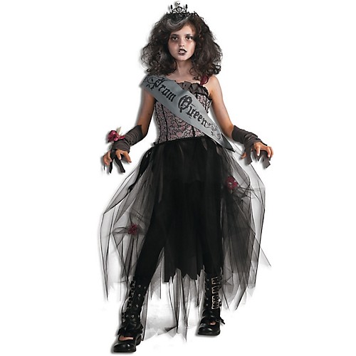 Featured Image for Girl’s Gothic Prom Queen Costume