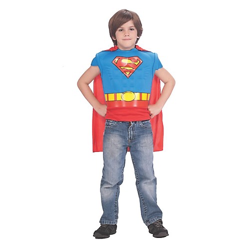 Featured Image for Superman Muscle T-Shirt with Cape