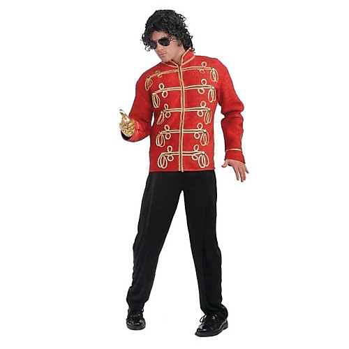 Featured Image for Men’s Deluxe Red Military Michael Jackson Jacket