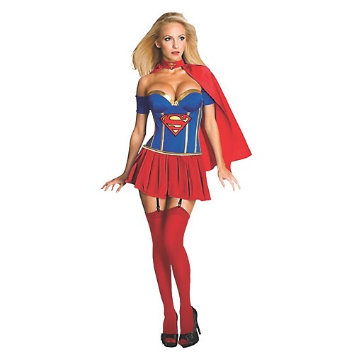 Featured Image for Women’s Deluxe Supergirl Corset Costume