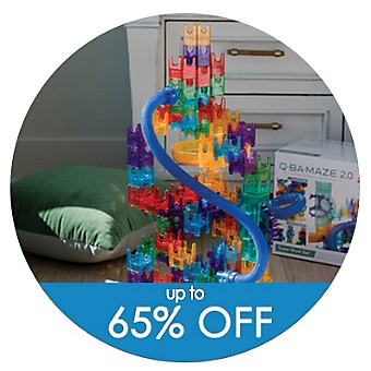 Save up to 65% on Q-BA-MAZE