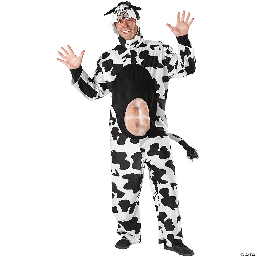 Adults Barnyard Cow Costume | Oriental Trading