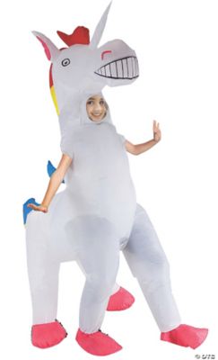 Featured Image for Unicorn Inflatable Child Costume with 4 Legs