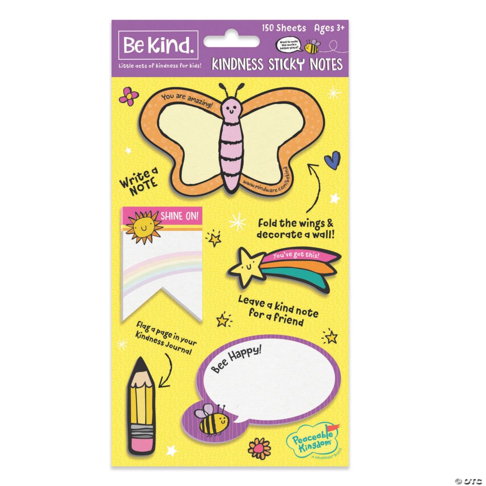 Be Kind Sticky Notes From MindWare
