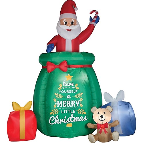 Featured Image for Animated Airblown Pop Up Santa