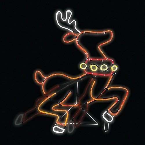 Featured Image for Animated Reindeer “Light Glo” LED Neon Sign